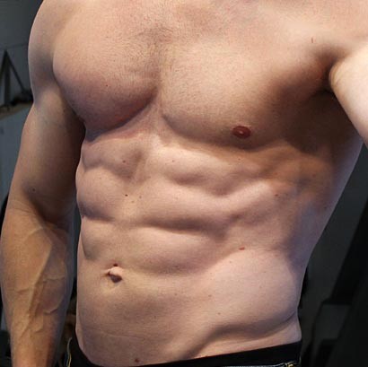 My abs after 8 weeks