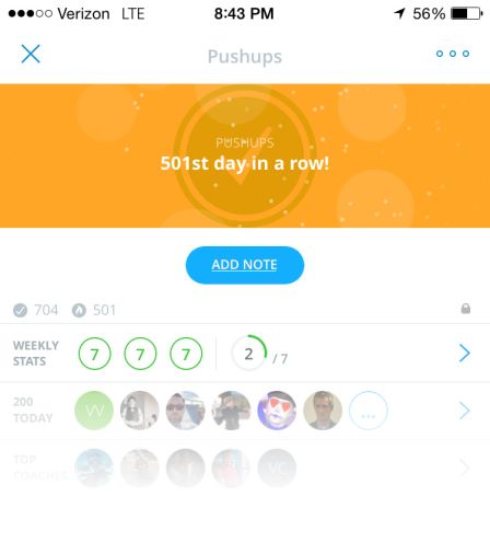501 day streak